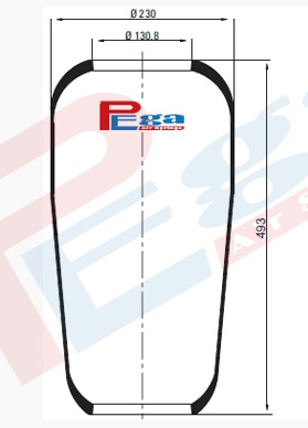 P10.883.R ROLL AIR SPRING