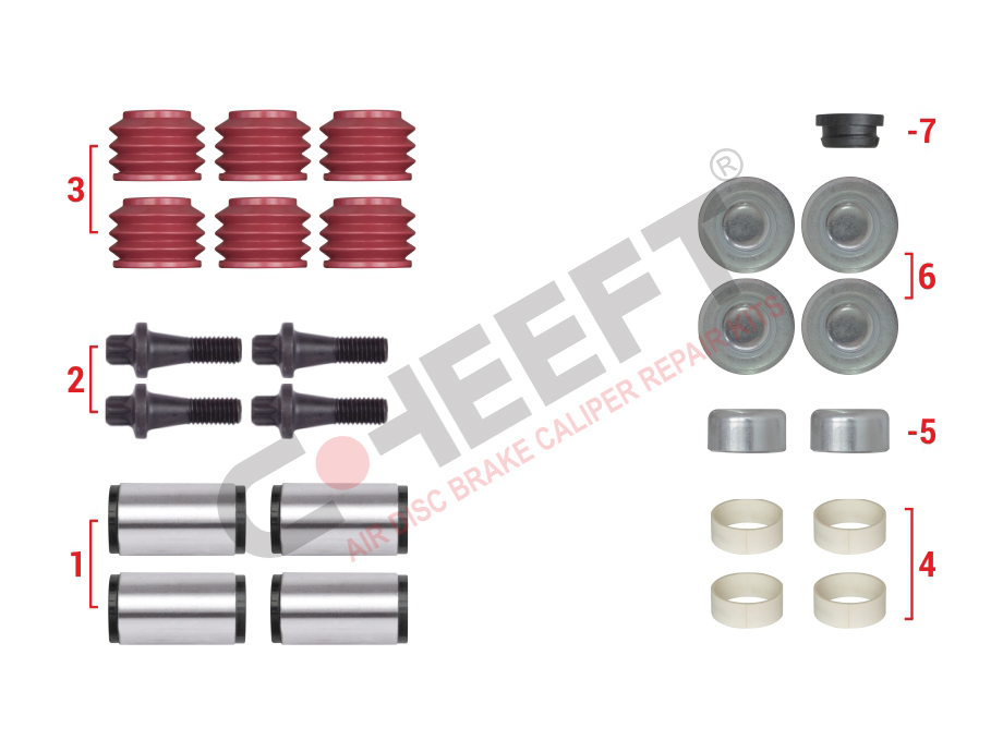 HALDEX CALIPER GUIDES & SEALS REPAIR KIT