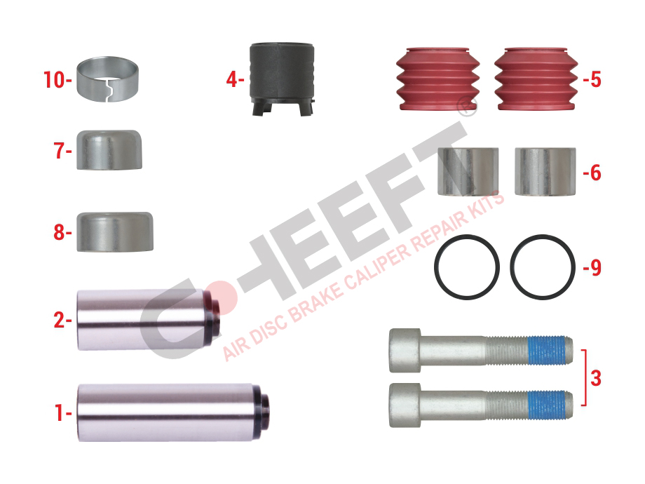 CALIPER GUIDES & SEALS REPAIR KIT