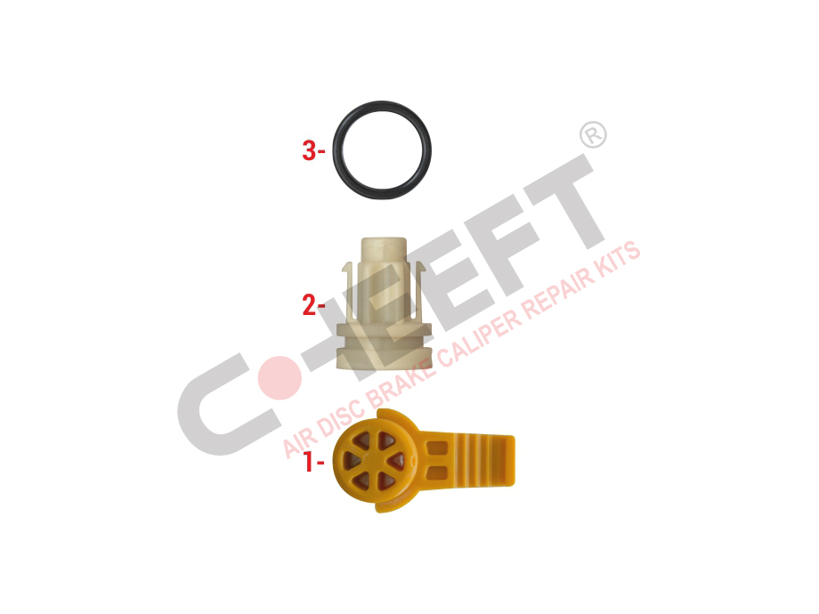 ADJUSTER BOLT GAITER & PLASTIC CAP KIT