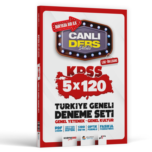 KPSS CANLI DERS DENEME SETİ TG5Lİ LİSE-ÖNL - 25-26