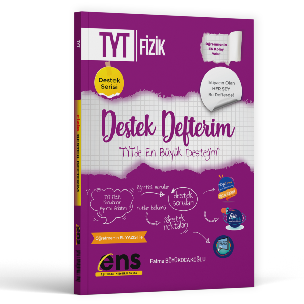 ENS TYT DESTEK DEFTERİM FİZİK - 2024-25