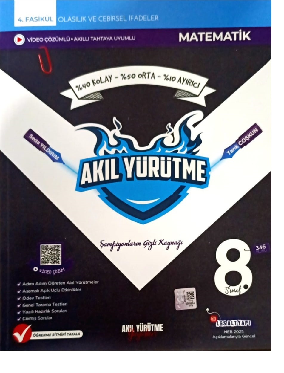 AKIL YRT 8.SINIF MAT 4.FSK OLASILIK VE CEB - 25-26