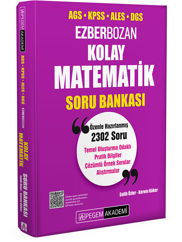 KPSS ALES DGS KOLAY MATEMATİK  -2026
