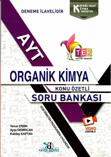 *YKS AYT TEK K.A.S.B ORGANİK KİMYA - 2021