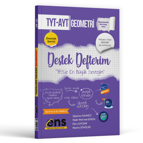 ENS YKS TYT AYT DESTEK DEFTERİM GEOMETRİ - 2024-25