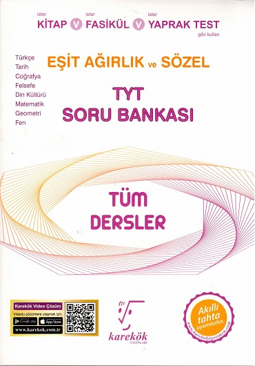 TYT TÜM DERSLER EA SÖZEL -SB- 