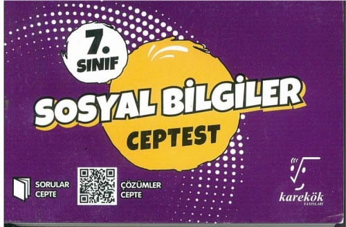 7.SINIF SOSYAL BİLGİLER  CEP TEST -