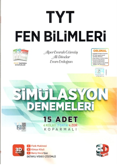TYT 15 Lİ FEN BİLİMLERİ DENEME 2024-25