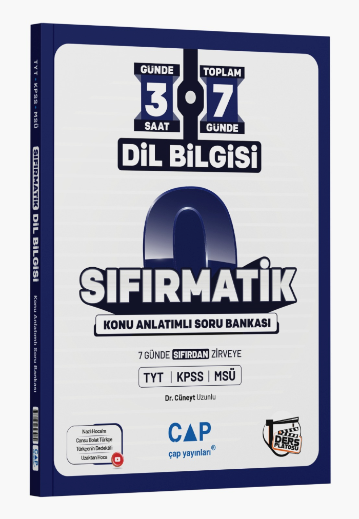 ÇAP SIFIRMATİK KA.SB. DİLBİLGİSİ  - 2026