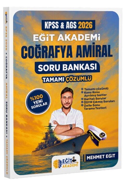 MEHMET EĞİT KPSS COĞRAFYA AMİRAL SORU BANKASI-2026