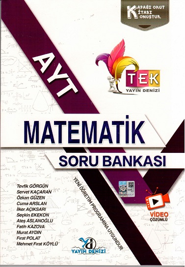 *YKS AYT TEK VD.ÇÖZ. S.B. MATEMATİK - 2020
