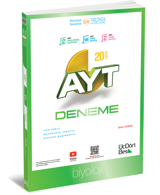 AYT BİYOLOJİ 20 Lİ DENEME - 2026