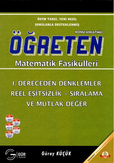 I.DERECEDEN DENK.REEL EŞZ.-SIRALAMA-MUT.DEĞER-