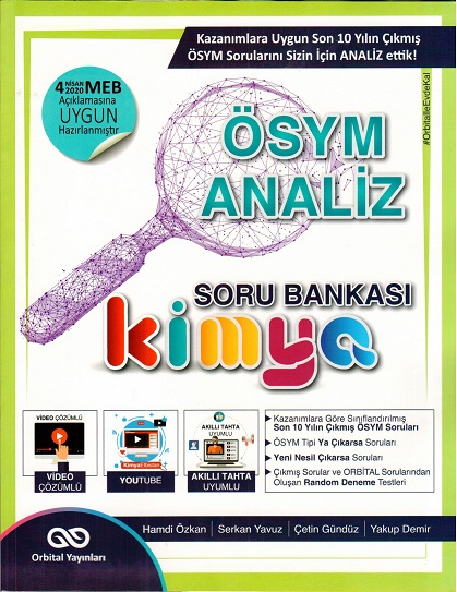 *ORBİTAL YKS ÖSYM ANALİZ S.B. KİMYA - 2020