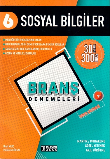 6.SINIF DENEME SOSYAL BİLGİLER  - 2020