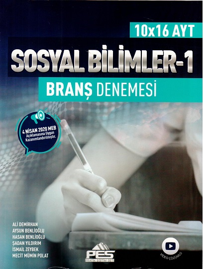 PES AYT I.DÖNEM 10 LU SOSYAL BLM -1 DENEME - 2020