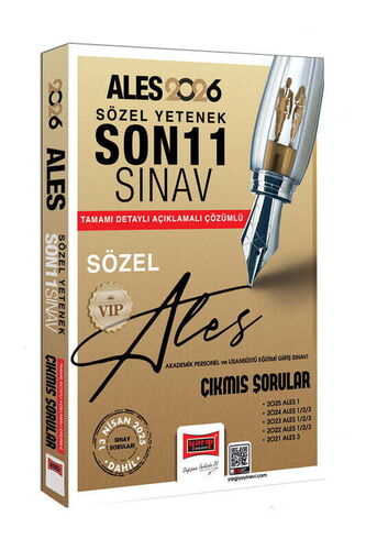 ALES VİP SÖZEL SON 11 SINAV ÇIKMIŞ SR-2026