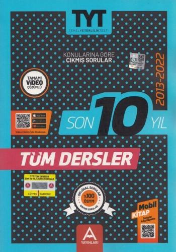 TYT TÜM DERSLER SON 10 YIL KON.GÖR.ÇIK.SOR -2024