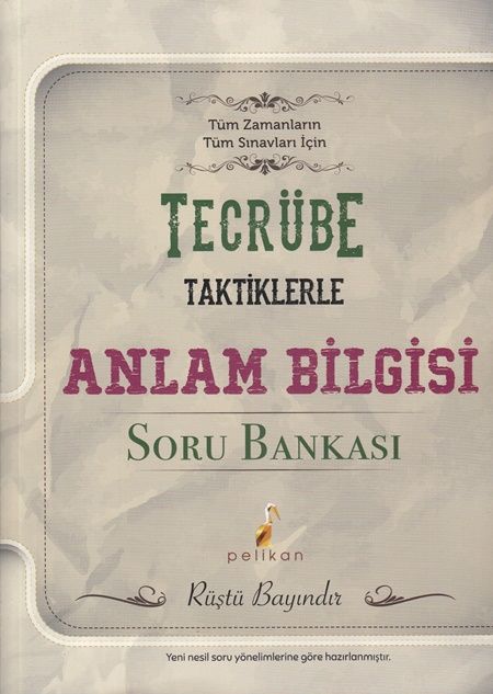 TECRÜBE TAKTİKLERLE ANLAM BİLGİSİ -SB- 2023