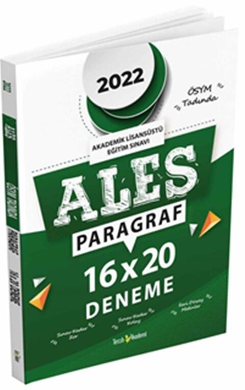 ALES PARAGRAF SÖZEL YETENEK 16X20 DENEME -