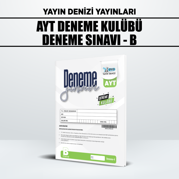 YDENİZİ YKS AYT DENEME KULÜBÜ SNV 4-B - 25-26