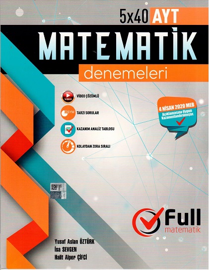 FULL YKS AYT I.DÖNEM DENEME MATEMATİK 5*40 - 2020