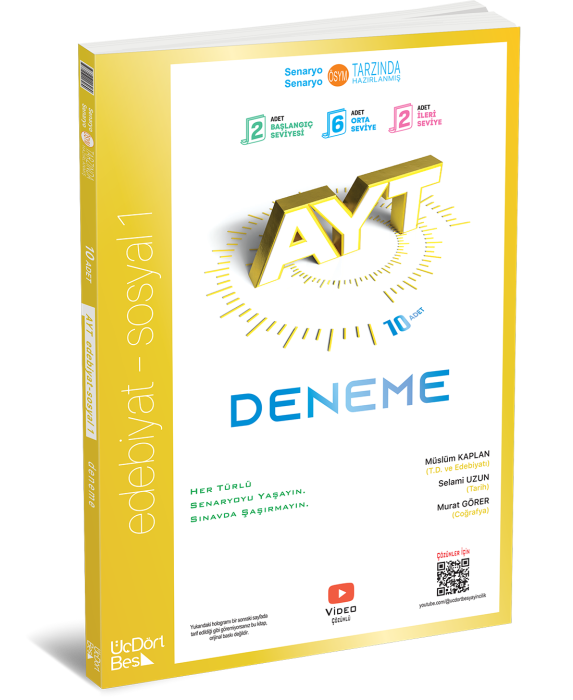 AYT EDEBİYAT SOSYAL 1 10 LU DENEME -2026