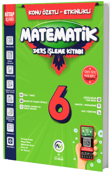 6.SINIF AV DERS İŞLEME KİTABI MATEMATİK - 25-26