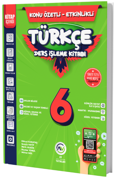 6.SINIF AV DERS İŞLEME KİTABI TÜRKÇE - 25-26