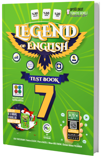 7.SINIF AV LEGEND OF ENGLİSH SERİ TESTBOOK - 25-26