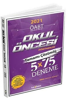 ÖABT OKUL ÖN.5x75 TAM.ÇÖZ.DENEME -