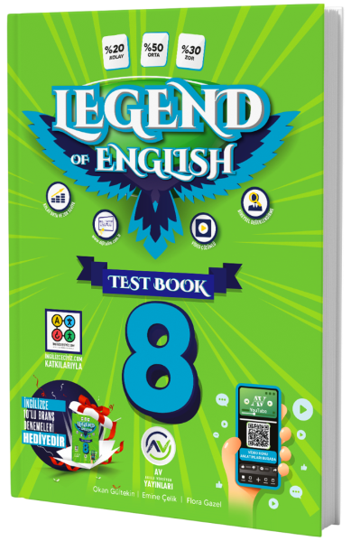 8.SINIF AV LEGEND OF ENGLİSH SERİ TESTBOOK - 25-26