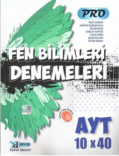 YKS AYT PRO DENEME FEN BİLİMLERİ - 2024