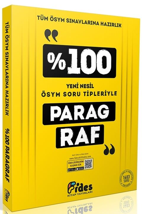 %100 ÖSYM  TİPLERİYLE PARAGRAF -SB-  2025