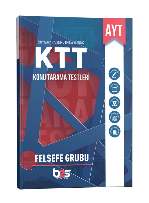 BES KTT YKS AYT KONU TRM TESTİ FELSEFE G - 2022