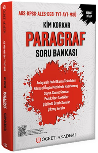 KPSS ALES DGS YKS PARAGRAF -SB- 2025