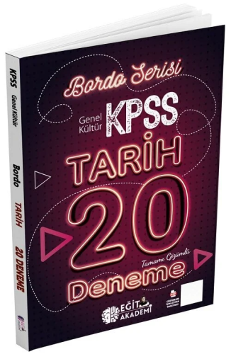 MEHMET EĞİT KPSS TARİH TAM.ÇÖZ.20 BORDO DENE-2026