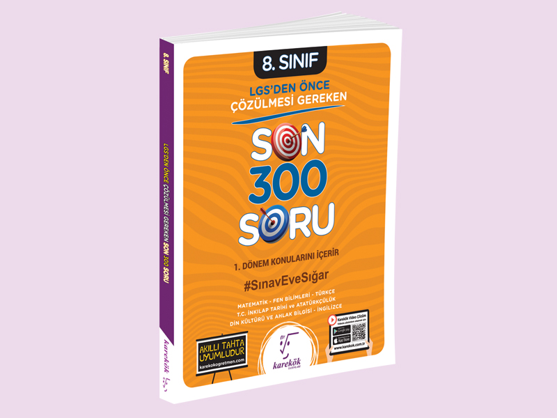 8.SINIF LGS  1.DÖNEM EVE SIĞ. GER.300 SORU 