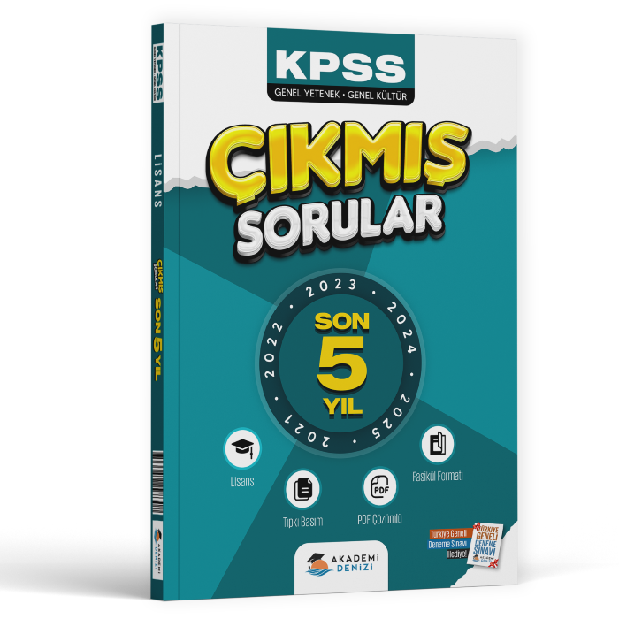KPSS FASİKÜL ÇIKMIŞ SORU LİSANS GYGK 5 YIL 21-25