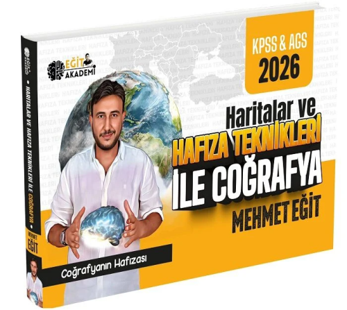 MEHMET EĞİT MEB AGS KPSS HARİTALAR HAFIZA -2026