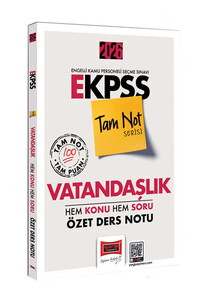 EKPSS TAM NOT SRS VATANDAŞLIK HEM KONU SORU-2026