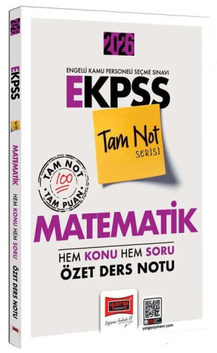 EKPSS TAM NOT SRS MATEMATİK HEM KONU SORU -2026