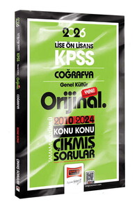 KPSS GY COĞRAFYA KON.GÖRE ÇIKMIŞ SORUL-2026