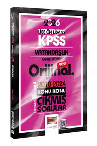 KPSS GK VATANDAŞL KON.GÖRE ÇIKMIŞ SORUL-2026