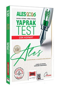 ALES VİP SAY*SÖZ ÇEK KOPART YAPRAK TEST -2026