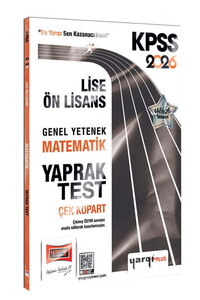 KPSS LİSE ÖNLİS. GY MATEMATİK Ç.K.Y.T.-2026