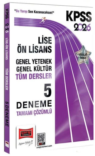 KPSS LİSE-ÖNLİSANS ÇÖZ 5 DENEME -2026