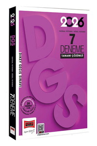 DGS SAYISAL/ SÖZEL T.ÇÖZÜMLÜ 7 DENEME-2026