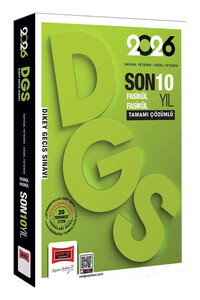 DGS SAYISAL/ SÖZEL FAS. 10 YIL ÇIKMIŞ -2026